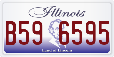 IL license plate B596595