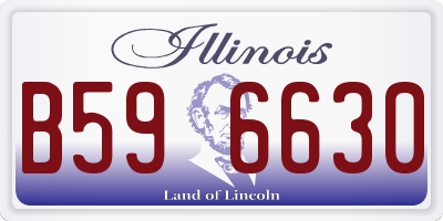 IL license plate B596630