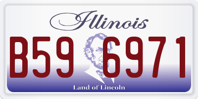 IL license plate B596971