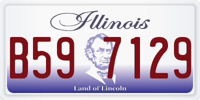 IL license plate B597129