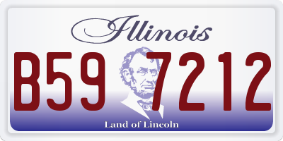 IL license plate B597212