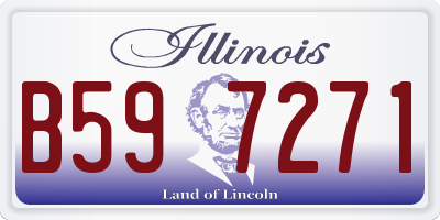 IL license plate B597271