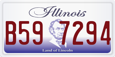 IL license plate B597294