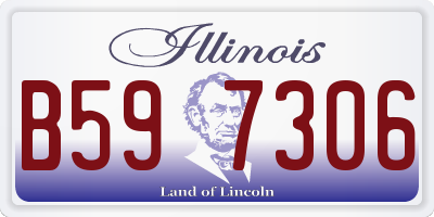 IL license plate B597306