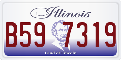 IL license plate B597319