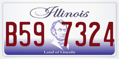 IL license plate B597324