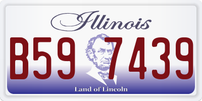 IL license plate B597439