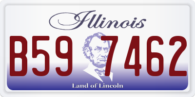 IL license plate B597462