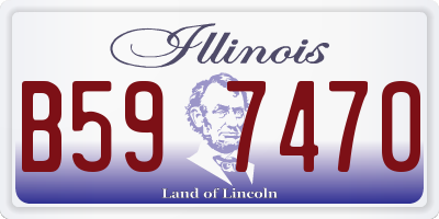 IL license plate B597470