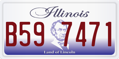 IL license plate B597471
