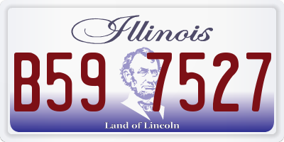 IL license plate B597527