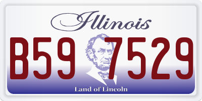 IL license plate B597529