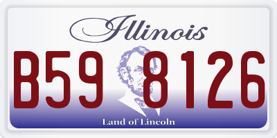 IL license plate B598126