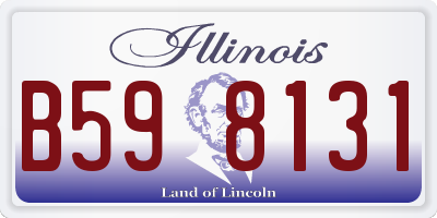 IL license plate B598131