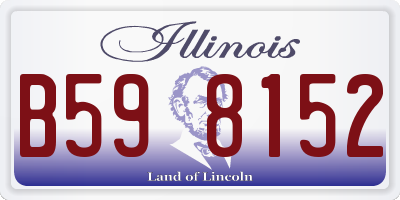 IL license plate B598152