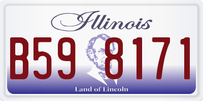 IL license plate B598171