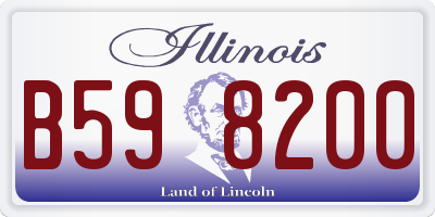 IL license plate B598200