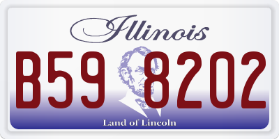 IL license plate B598202
