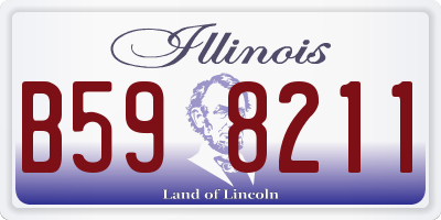 IL license plate B598211