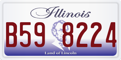 IL license plate B598224