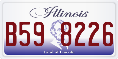 IL license plate B598226