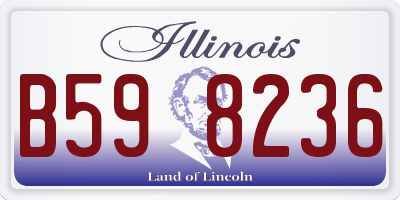 IL license plate B598236