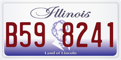 IL license plate B598241