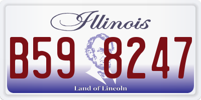 IL license plate B598247