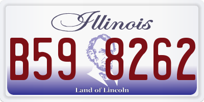 IL license plate B598262