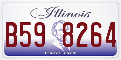 IL license plate B598264