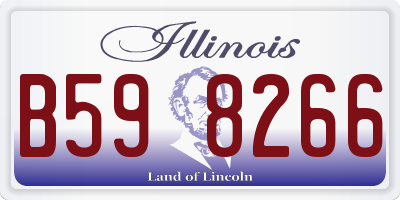 IL license plate B598266