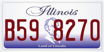 IL license plate B598270