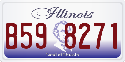IL license plate B598271