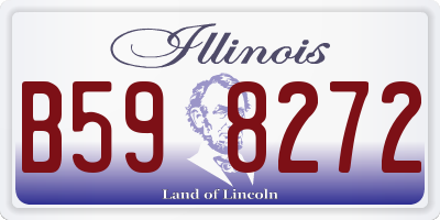 IL license plate B598272