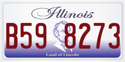 IL license plate B598273
