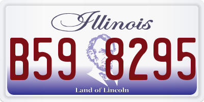 IL license plate B598295