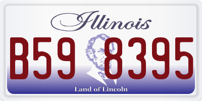 IL license plate B598395