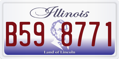 IL license plate B598771