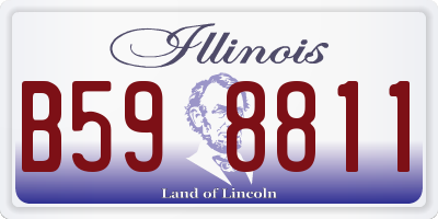 IL license plate B598811