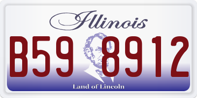 IL license plate B598912