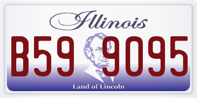 IL license plate B599095