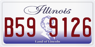 IL license plate B599126