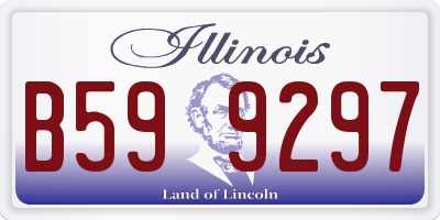 IL license plate B599297