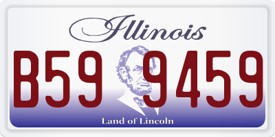 IL license plate B599459
