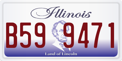 IL license plate B599471