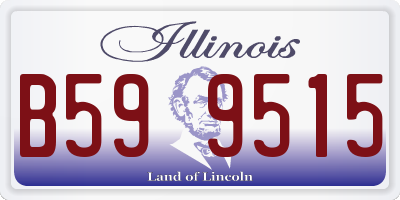 IL license plate B599515