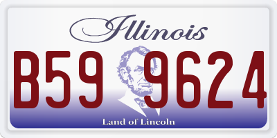 IL license plate B599624