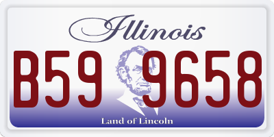 IL license plate B599658
