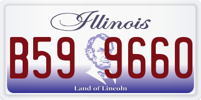 IL license plate B599660