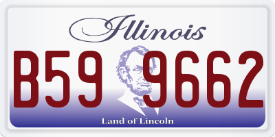 IL license plate B599662